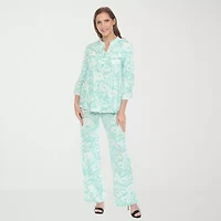 White Mark 2-pc. Floral Pant Set