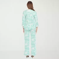 White Mark 2-pc. Floral Pant Set