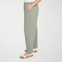 Alfred Dunner Copper Canyon Womens Straight Pull-On Pant