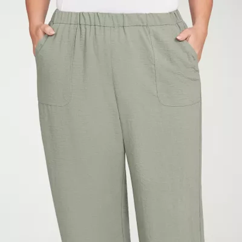 Alfred Dunner Copper Canyon Womens Straight Pull-On Pant