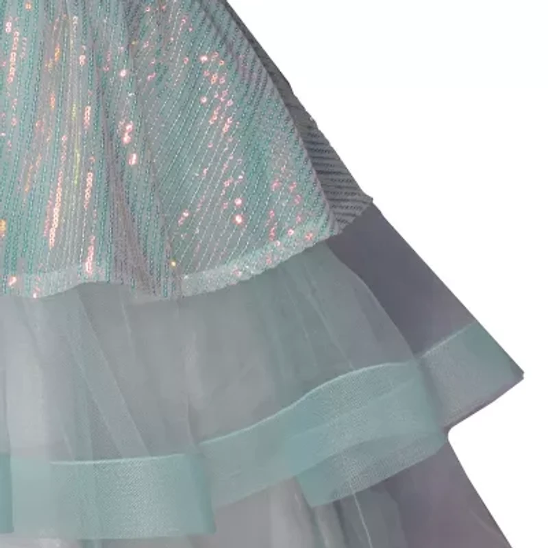 Bonnie Jean Big Kid Girls Sleeveless Flower Girl A-Line Dress