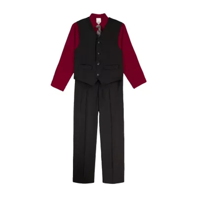Van Heusen Little & Big Kid Boys 4-pc. Suit Set
