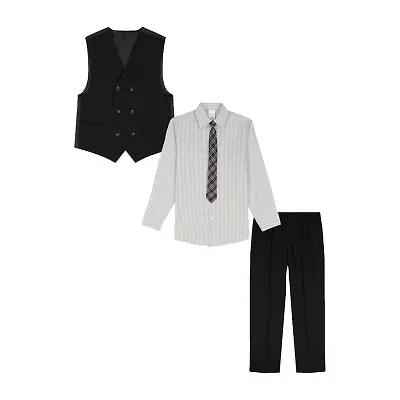 Van Heusen Little & Big Kid Boys 4-pc. Suit Set