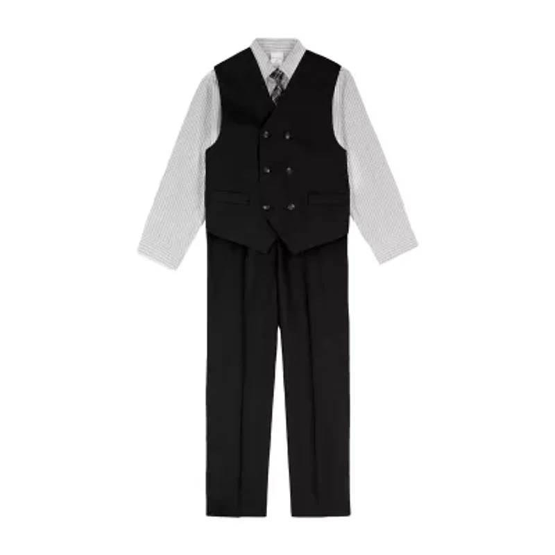 Van Heusen Little & Big Kid Boys 4-pc. Suit Set