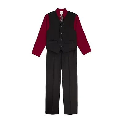 Van Heusen Little & Big Kid Boys 4-pc. Suit Set