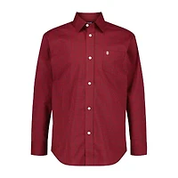 IZOD Little & Big Kid Boys Point Collar Long Sleeve Dress Shirt