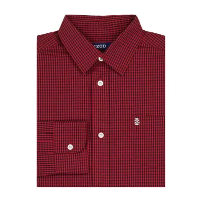 IZOD Little & Big Kid Boys Point Collar Long Sleeve Dress Shirt