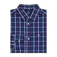 IZOD Little & Big Kid Boys Point Collar Long Sleeve Dress Shirt