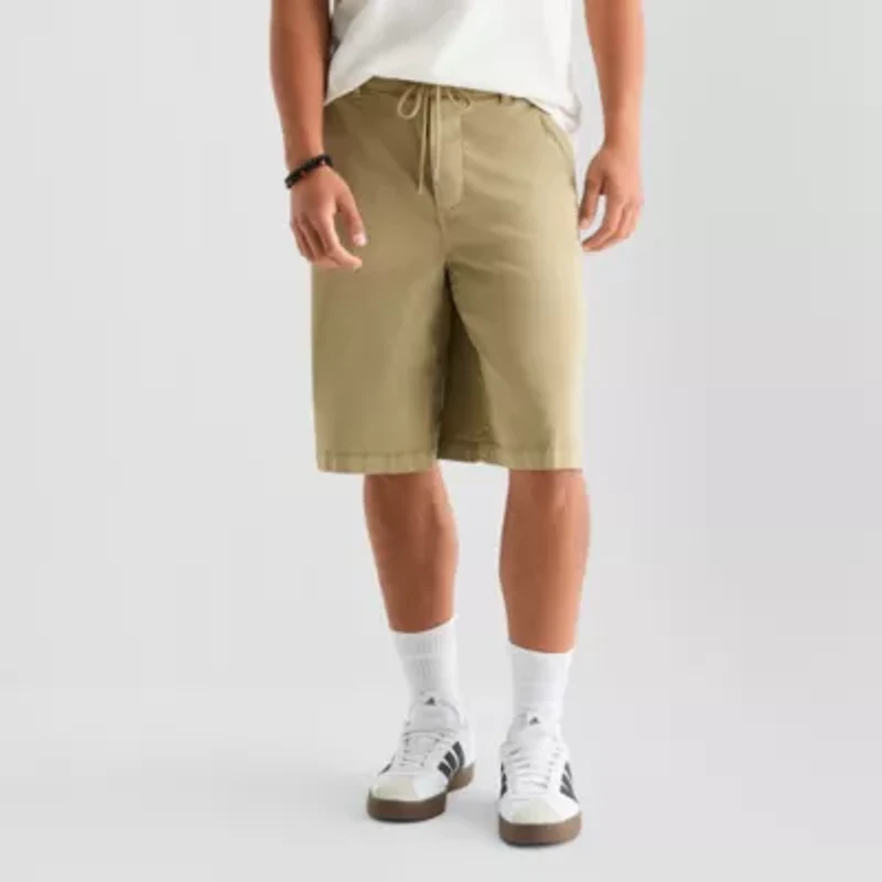 Arizona Mens 12" Drawstring Waist Chino Short
