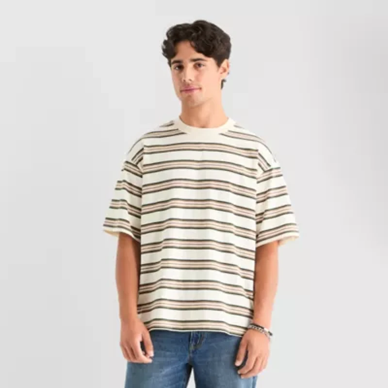 Arizona Mens Boxy Fit Stripe T-Shirt