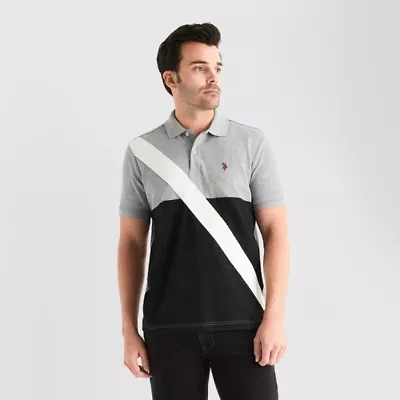 U.S. Polo Assn. Colorblock Mens Classic Fit Short Sleeve Shirt