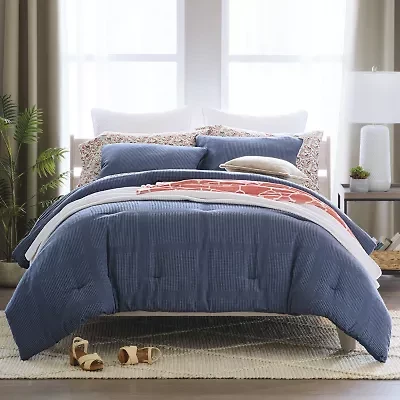 Home Expressions Waffle Grid Comforter Set