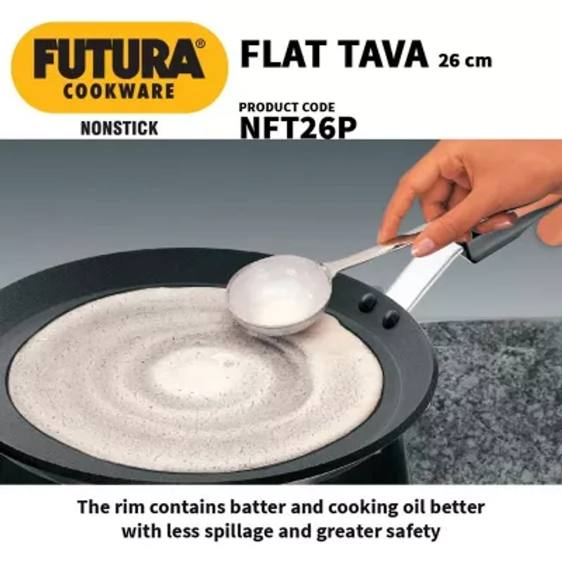 Hawkins Non-Stick 10" Flat Tava Pan