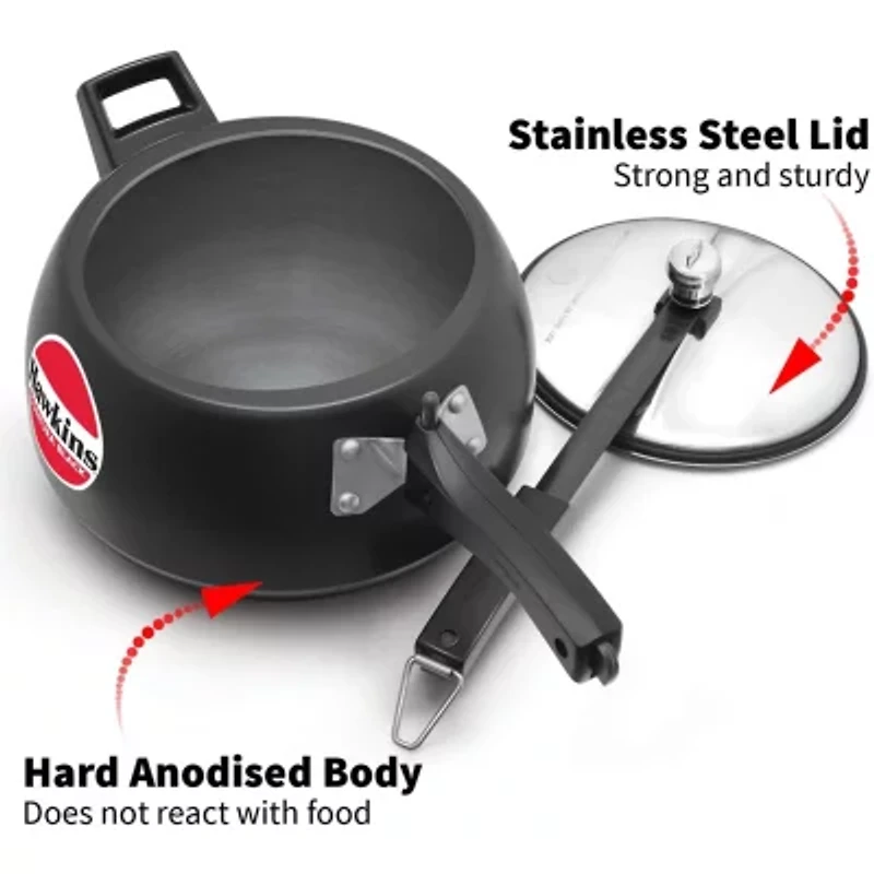 Hawkins Contura 5 Liter Stovetop Pressure Cooker