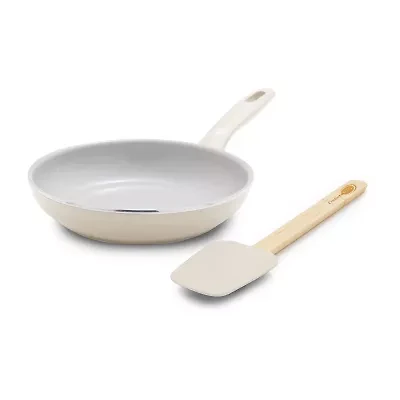 GreenPan Dover Ceramic 8" Frying Pan with Spatula Set