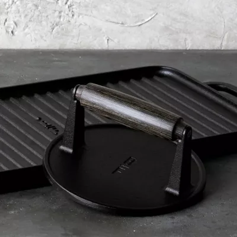 Bobby Flay Cast Iron 16.5" Grill Pan