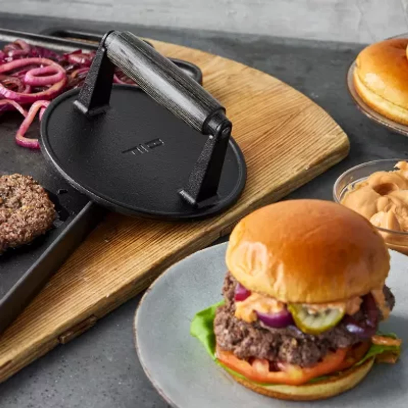 Bobby Flay Cast Iron 16.5" Grill Pan