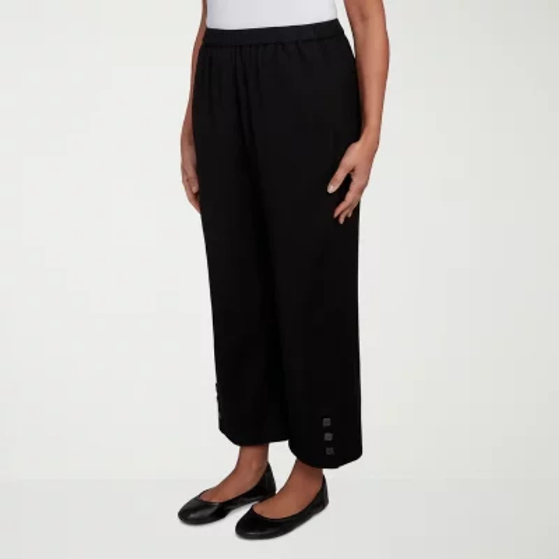 Alfred Dunner Santa Barbara Womens Straight Ankle Pant