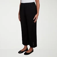 Alfred Dunner Santa Barbara Womens Straight Ankle Pant