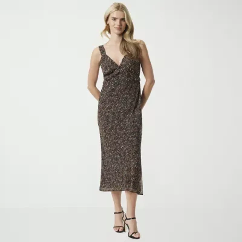 JS Jessica Simpson Chiffon Womens Maxi Dress