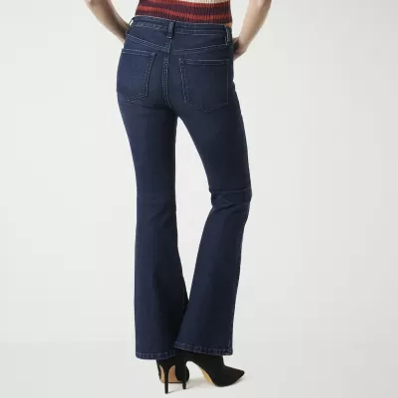 JS Jessica Simpson Womens High Rise Flare Leg Jean