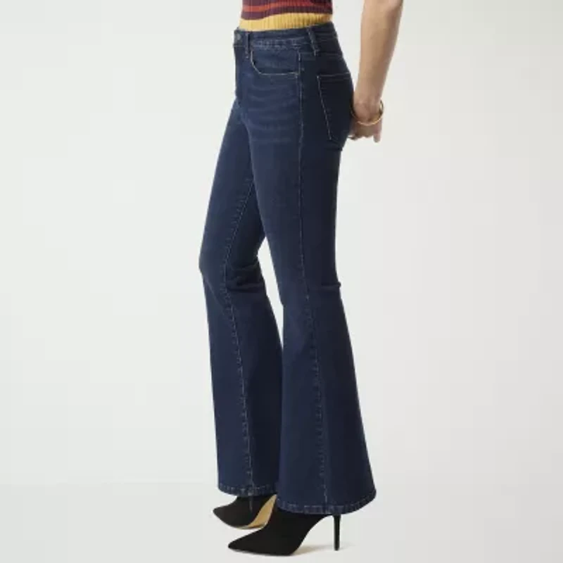 JS Jessica Simpson Womens High Rise Flare Leg Jean