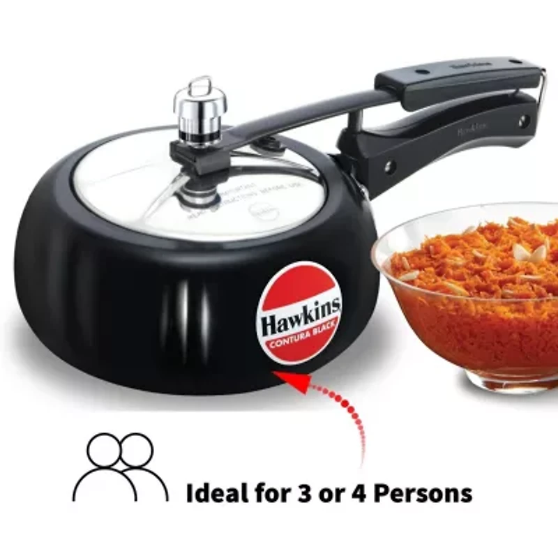 Hawkins Contura 2 Liter Stovetop Pressure Cooker