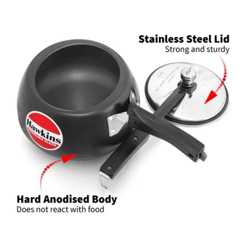 Hawkins Contura 2 Liter Stovetop Pressure Cooker