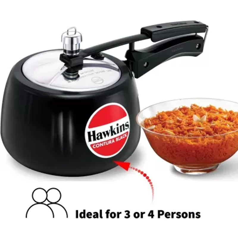 Hawkins Contura 3 Liter Stovetop Pressure Cooker