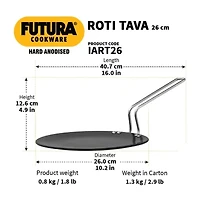 Hawkins Non-Stick 10" Roti Tava Flat Pan