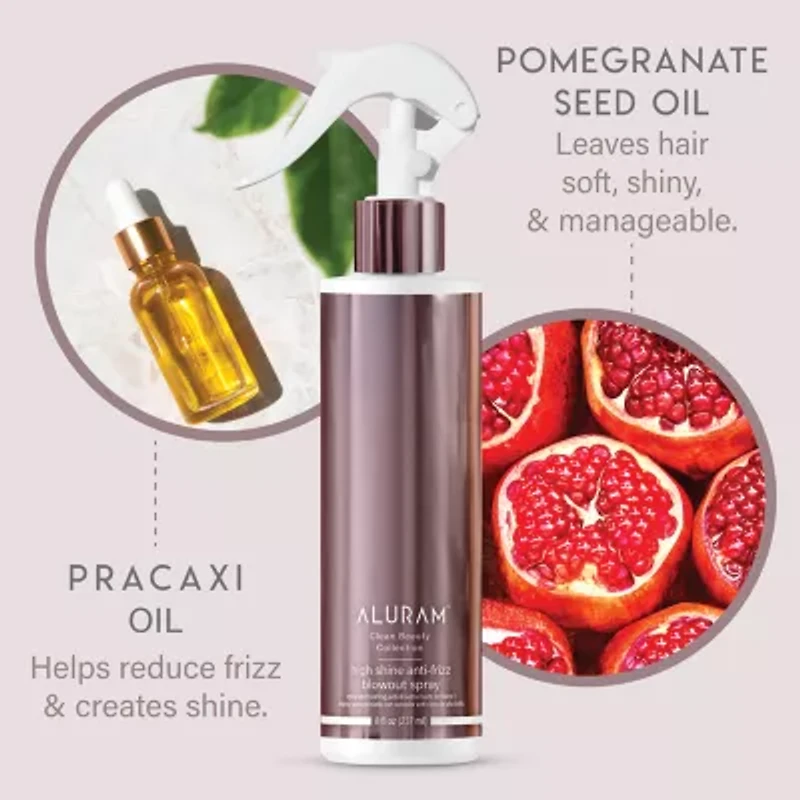 Aluram High Shine Anti Frizz Blowout Spray Hair Spray 8 oz.