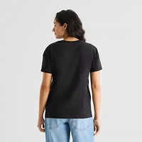 Gudetama Boyfriend Tee Womens Juniors Crew Neck Short Sleeve Loose Fit Graphic T-Shirt