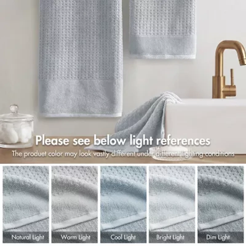 Madison Park Spa Waffle 6-pc. Quick Dry Bath Towel Set