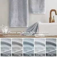 Madison Park Spa Waffle 6-pc. Quick Dry Bath Towel Set