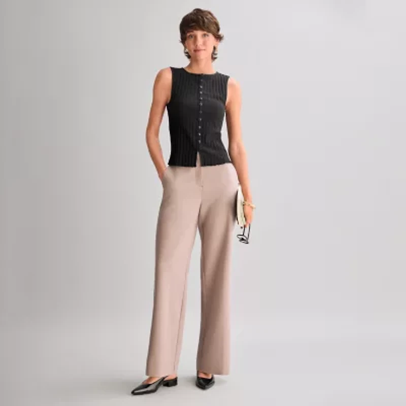 a.n.a Womens Crew Neck Sleeveless Vest