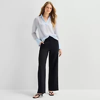 a.n.a Womens Long Sleeve Blouse