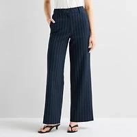 a.n.a Womens Wide Leg High Rise Trouser