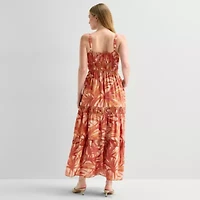 JULIAN TAYLOR Womens Sweetheart Neck Sleeveless Maxi Dress