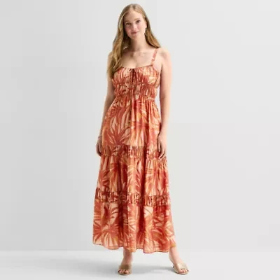 JULIAN TAYLOR Womens Sweetheart Neck Sleeveless Maxi Dress