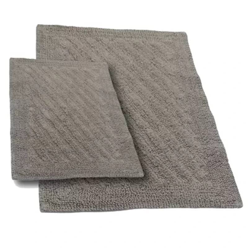 Castle Hill London Shooting Star Reversible 2-pc. Bath Rug Set