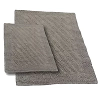 Castle Hill London Shooting Star Reversible 2-pc. Bath Rug Set