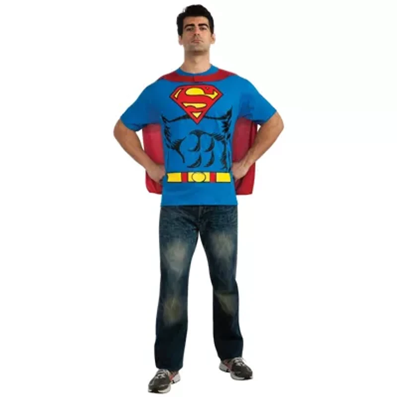 Mens T-Shirt DC Comics Superman 3-pc. Costume Set