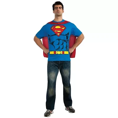 Mens T-Shirt DC Comics Superman 3-pc. Costume Set