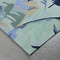 Liora Manne Capri Palm Leaf Hand Tufted Indoor Outdoor Rectangular Accent Rug