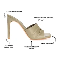 Journee Collection Camber Womens Round Open Toe Stiletto Heel Pumps