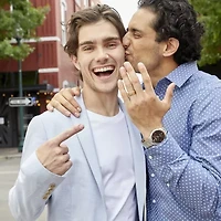 Mens 1/3 CT.T.W. Champagne Diamond 10K Yellow Gold Ring