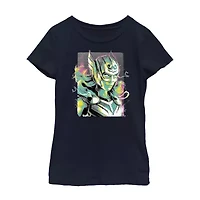 Little & Big Kid Girls Crew Neck Short Sleeve Regular Fit Thor Graphic T-Shirt