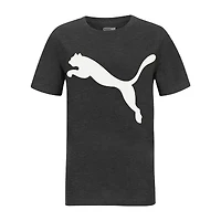 PUMA Big Kid Boys Crew Neck Short Sleeve Regular Fit Graphic T-Shirt
