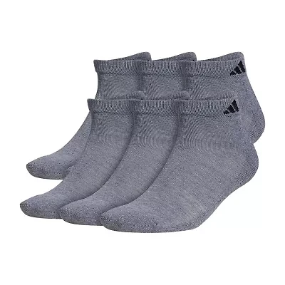 adidas Mens 6 Pair Low Cut Socks
