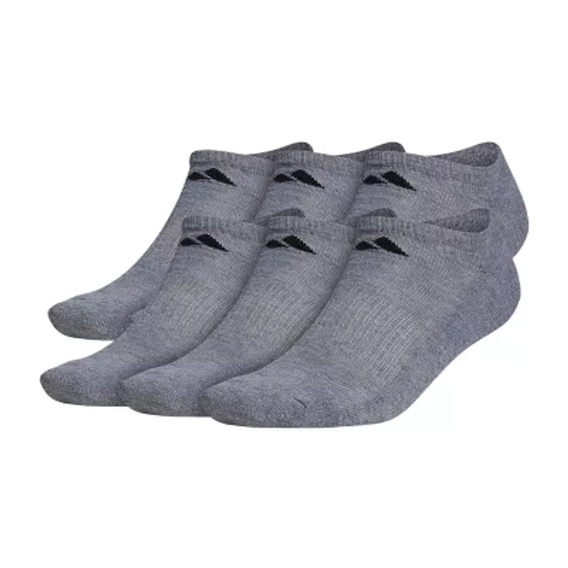 adidas Mens 6 Pair No Show Socks